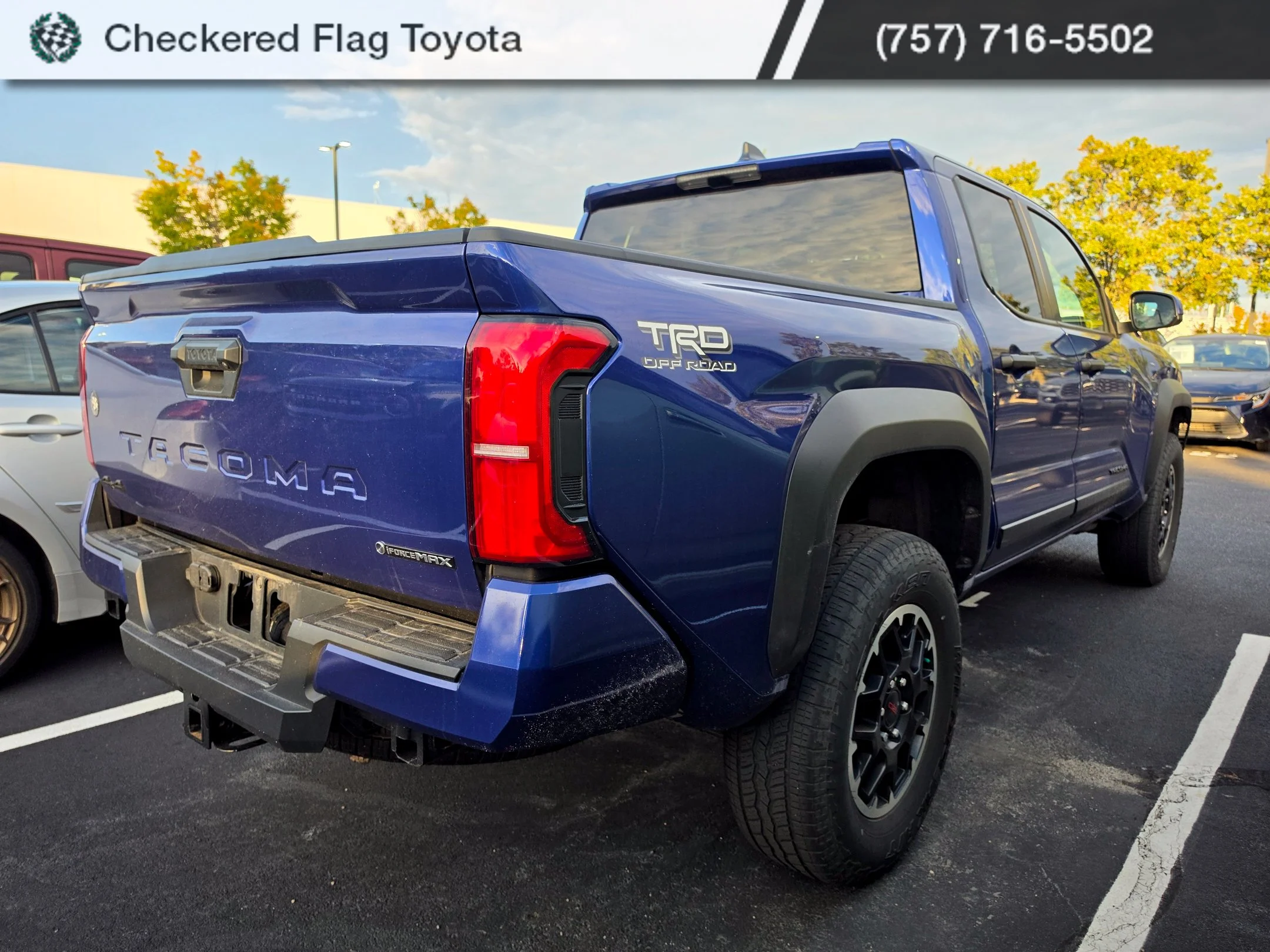 Used 2025 Blue Crush Metallic Toyota TRD Off Road image 6