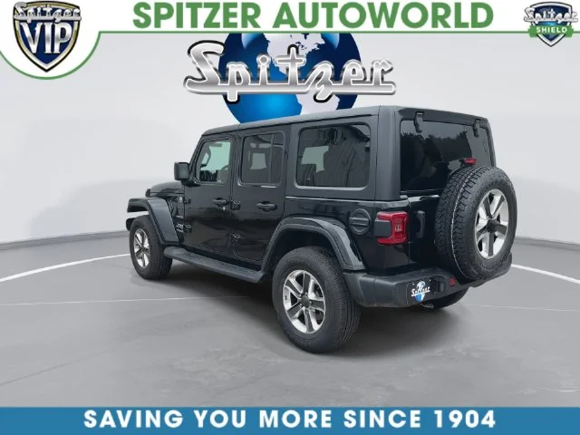 Used 2021 Black Jeep Unlimited Sahara image 12