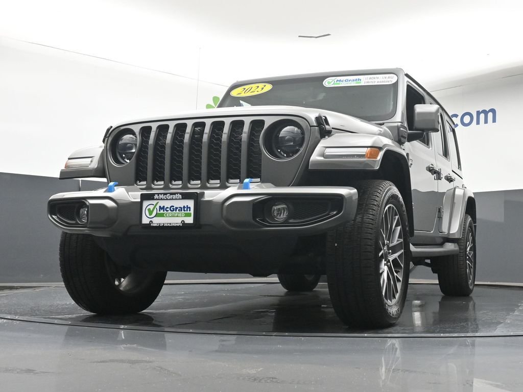 Used 2023 Gray Jeep Sahara 4xe image 8