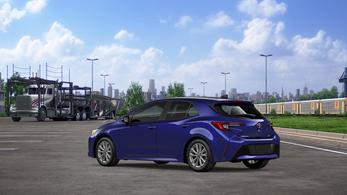 New 2026 Blue Crush Metallic Toyota SE image 6