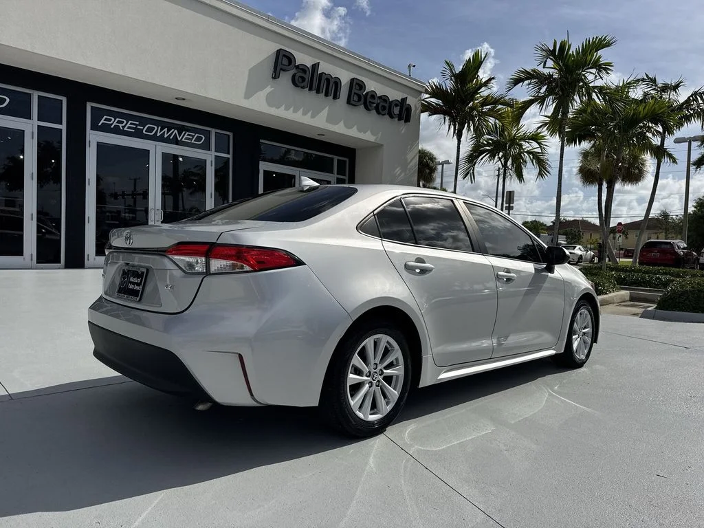 Used 2023 Classic Silver Metallic Toyota LE image 24