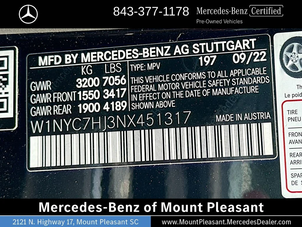Certified Used 2022 Black Mercedes-AMG G 63 AMG® image 33