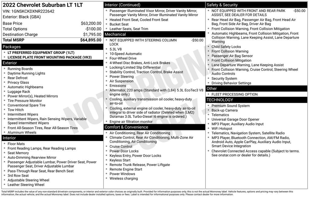 Used 2022 Black Chevrolet LT image 2