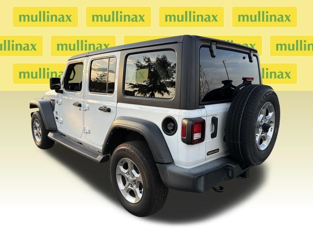 Used 2021 White Jeep Unlimited Sport image 6