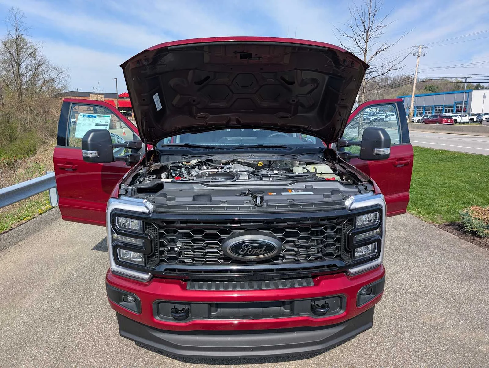 New 2026 Ruby Red Metallic Tinted Clearcoat Ford F-250® XLT image 11
