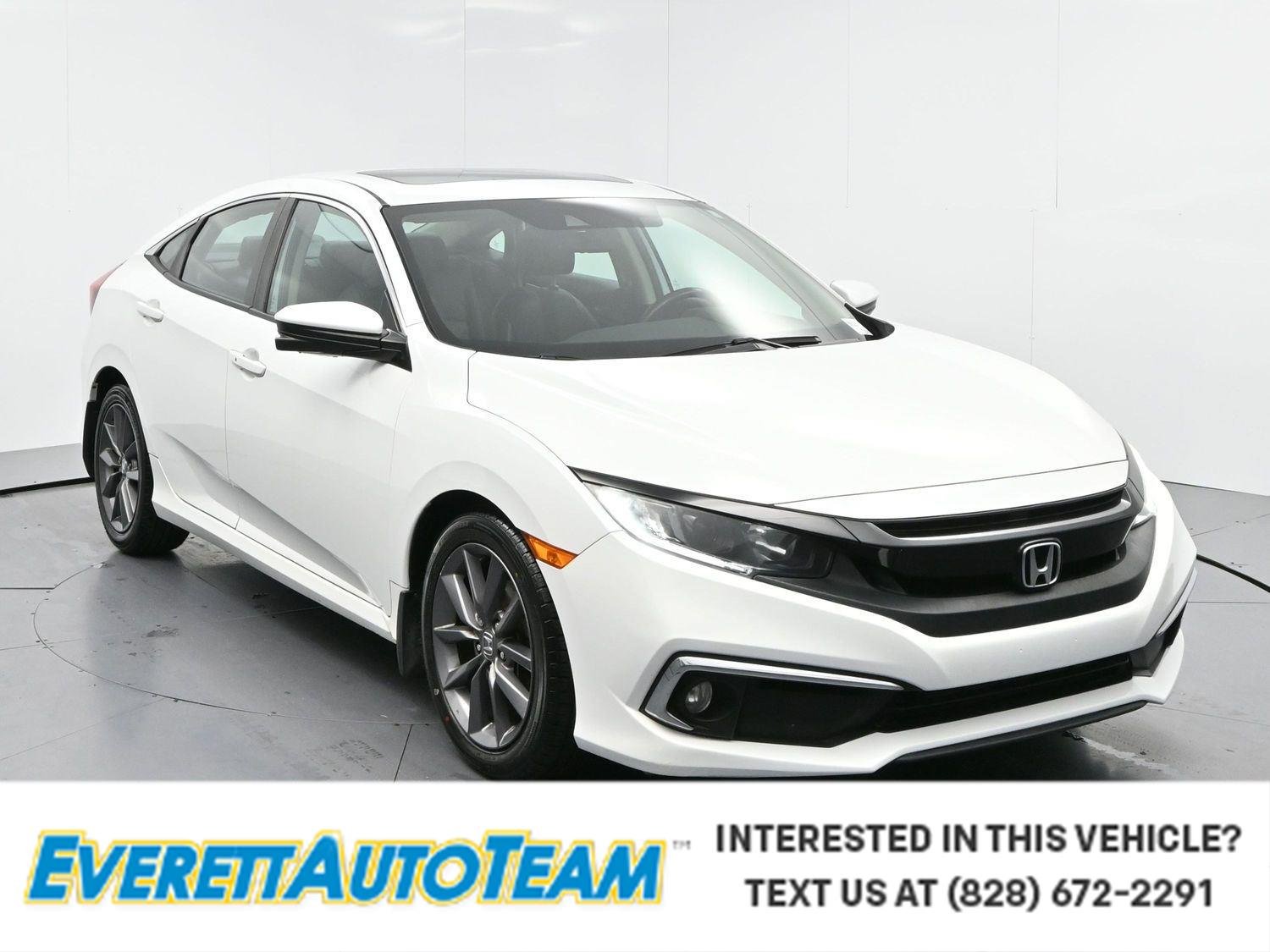 Used 2020 Platinum White Pearl Honda EX-L image 1