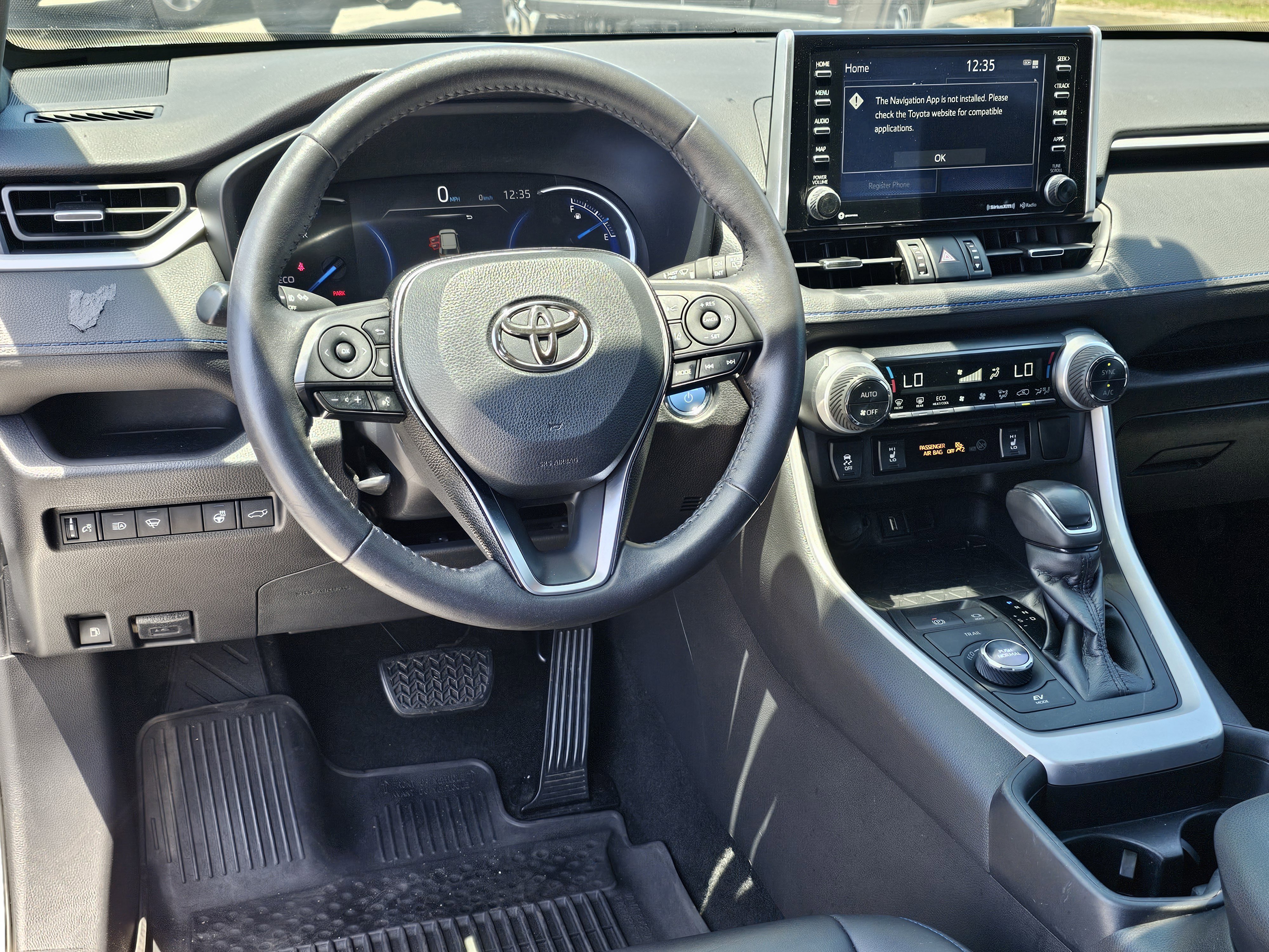 Used 2021 Blizzard Pearl/Midnight Black Metallic Toyota Hybrid XSE image 35