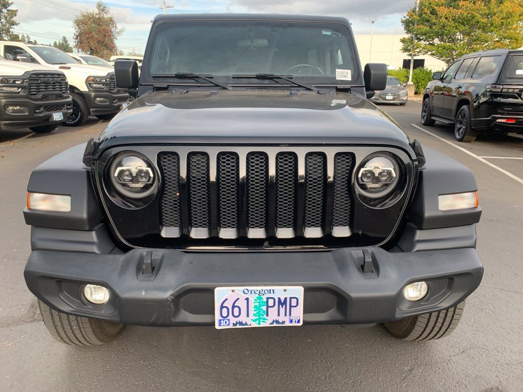 Used 2021 Black Clearcoat Jeep Unlimited Sport S image 6