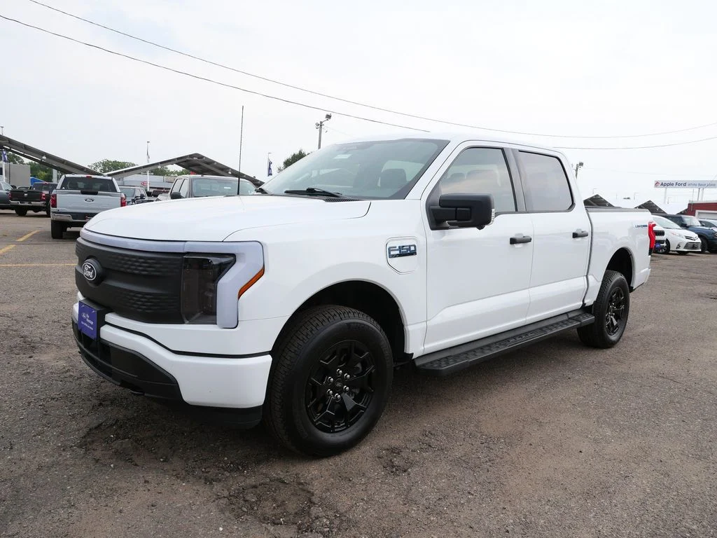 Certified 2025 Ford F-150 Lightning XLT with VIN 1FTVW3LK4SWG15881 for sale in White Bear Lake, MN