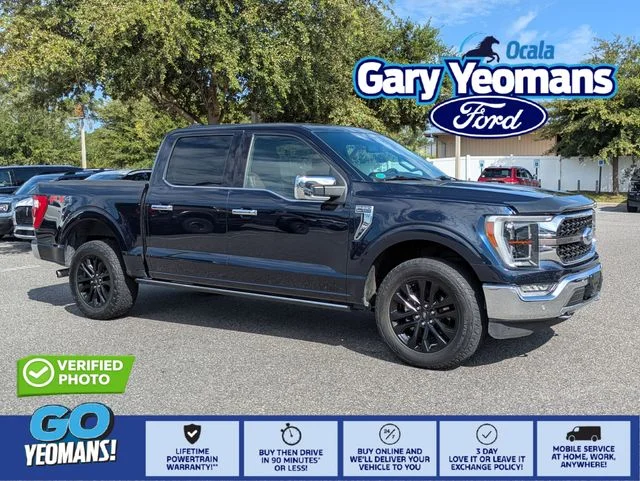 Used 2022 Antimatter Blue Metallic Ford King Ranch image 1