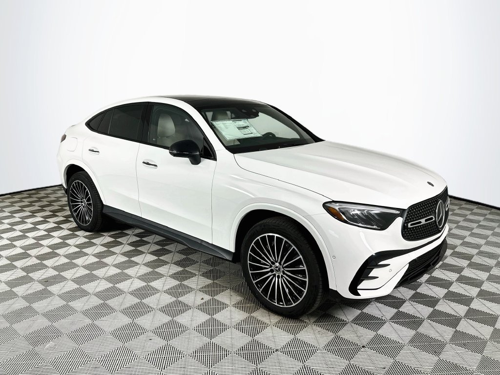 New 2027 Polar White Mercedes-Benz GLC 300 Coupe image 1