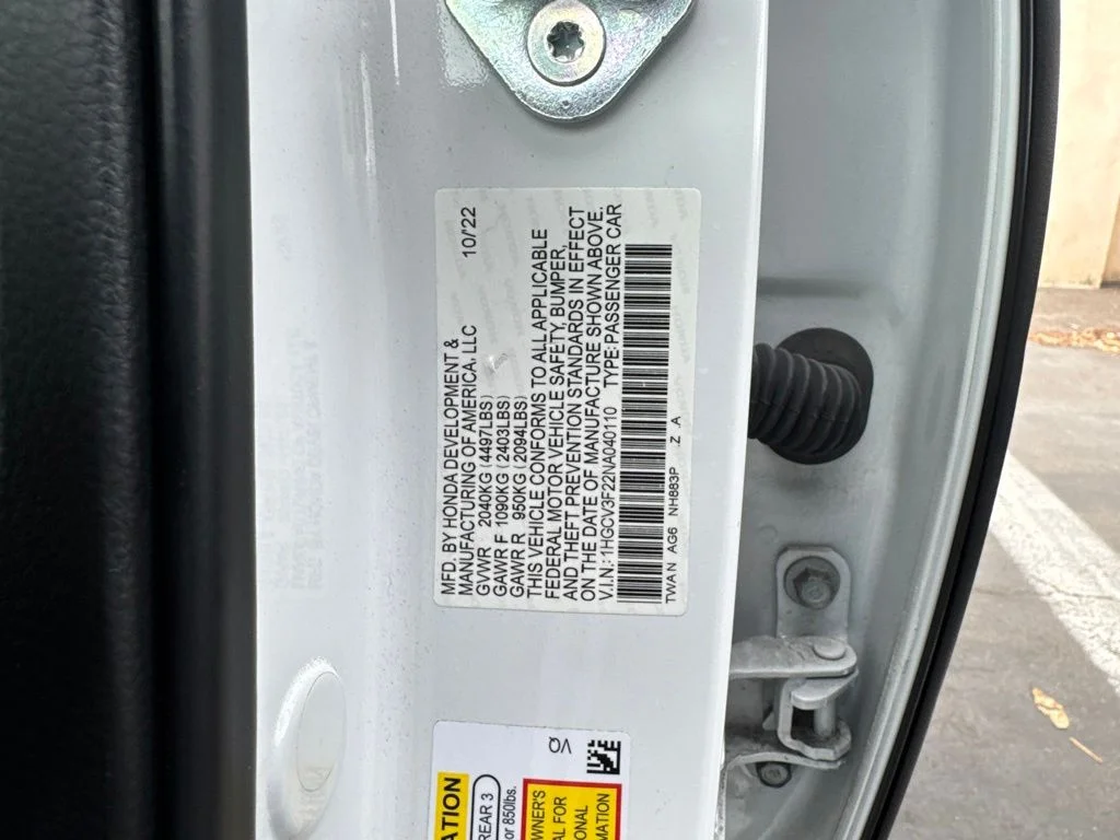 Used 2022 White Honda Sport image 10