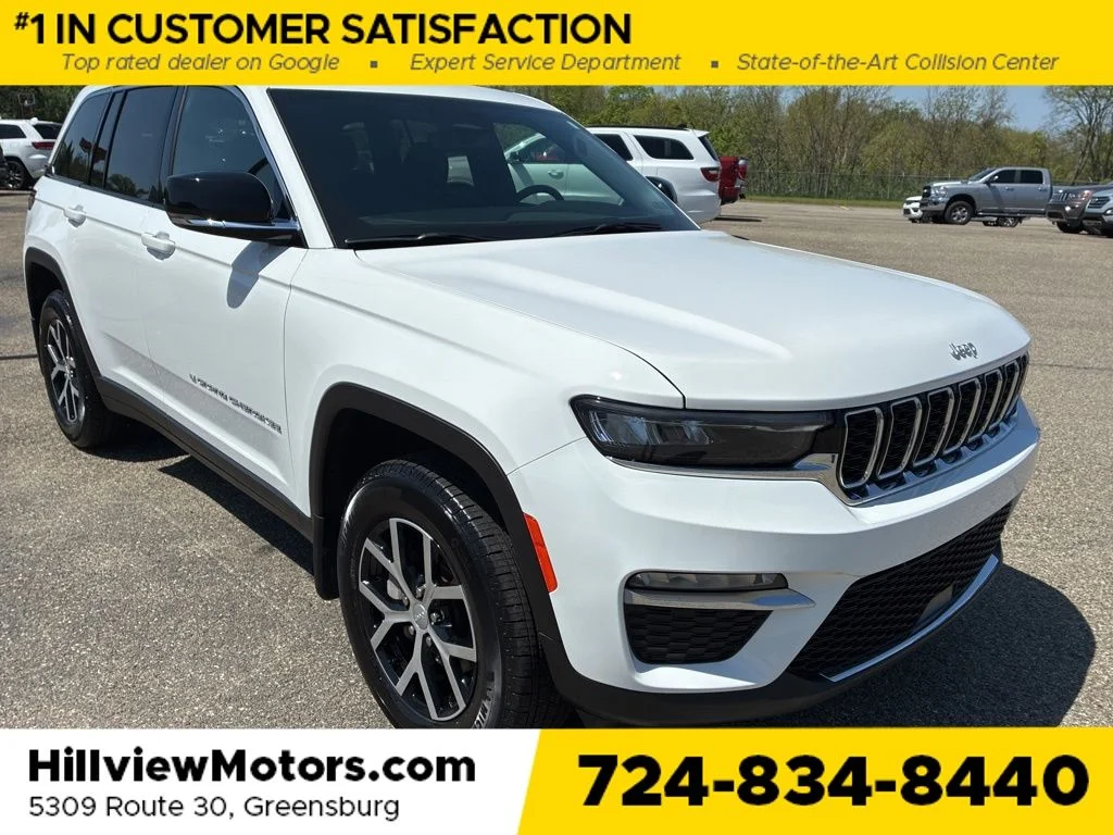Used 2024 Bright White Clearcoat Jeep Limited image 8