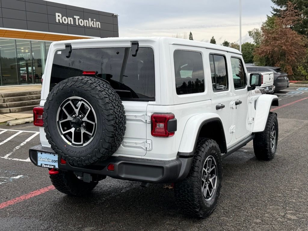 New 2026 Bright White Clearcoat Jeep Rubicon image 8