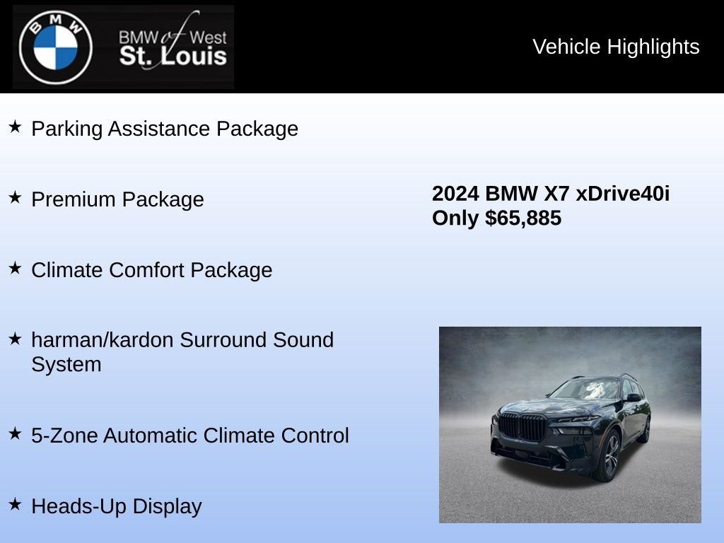 Used 2024 Black BMW xDrive40i image 16