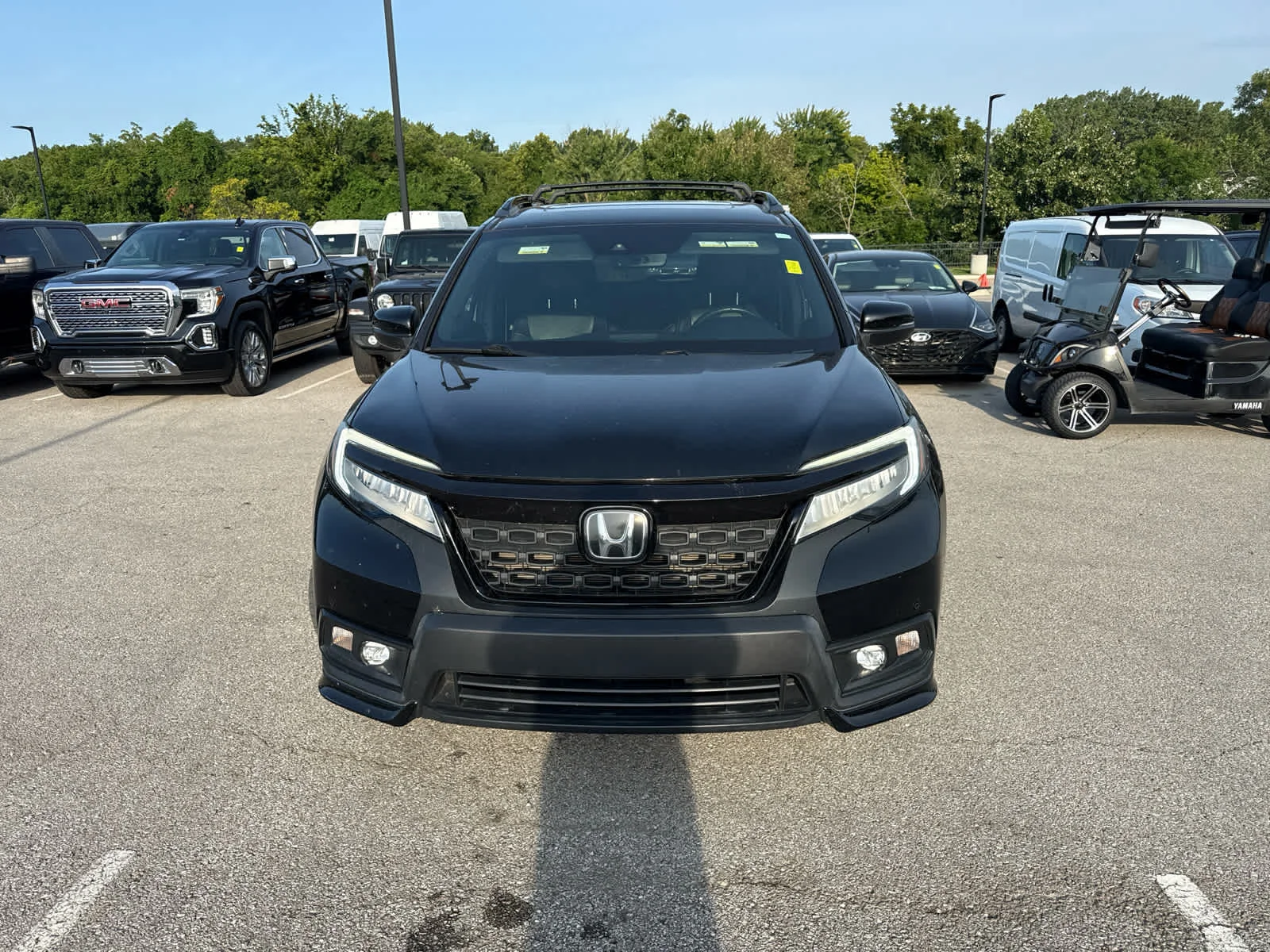 Used 2019 Crystal Black Pearl Honda Touring image 2