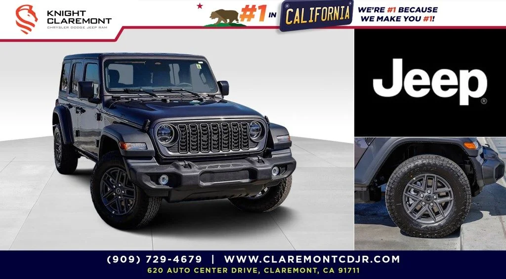 New 2026 Gray Jeep Sport S image 1