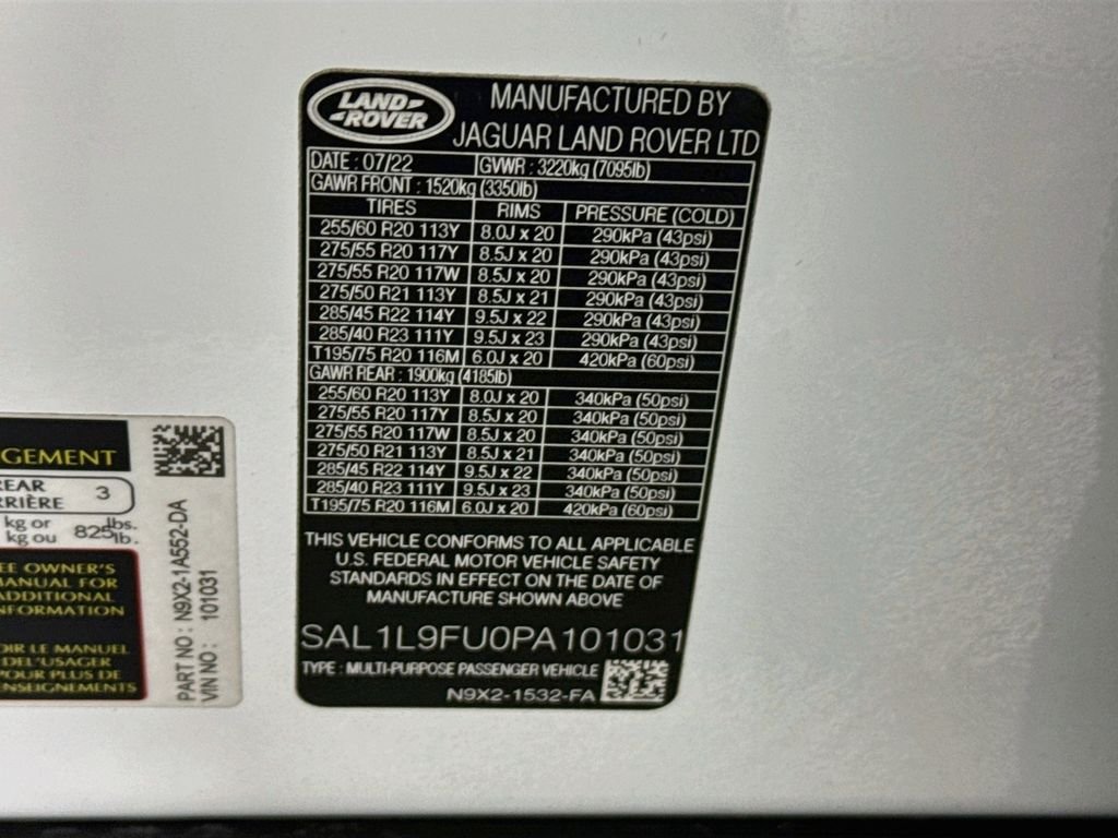 Certified Used 2023 White Land Rover SE Dynamic image 24