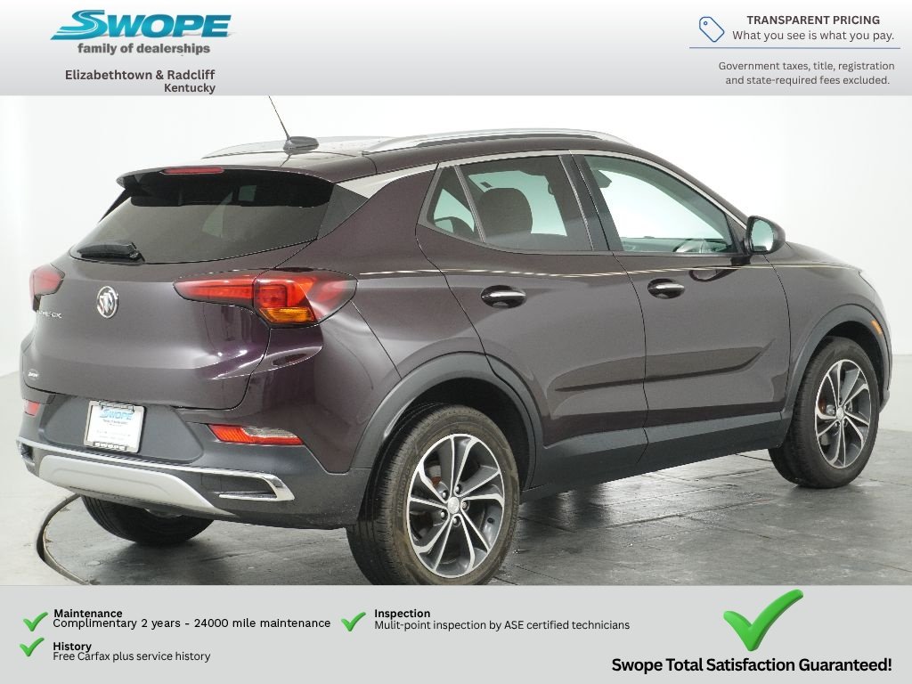 Used 2021 Black Currant Metallic Buick Essence image 3
