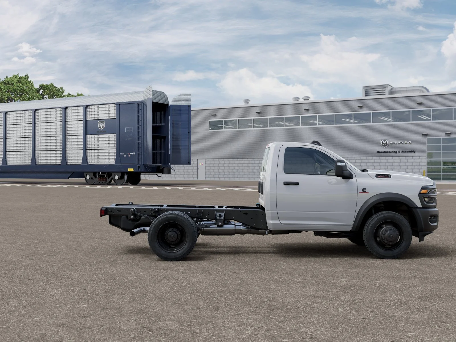 New 2026 Bright White Clear-Coat Exterior Paint RAM  image 47