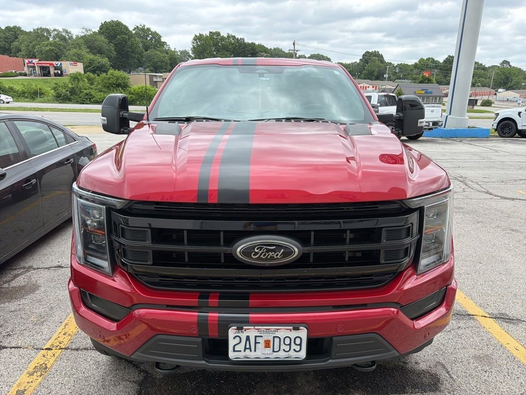 Used 2022 Red Metallic Ford LARIAT image 2