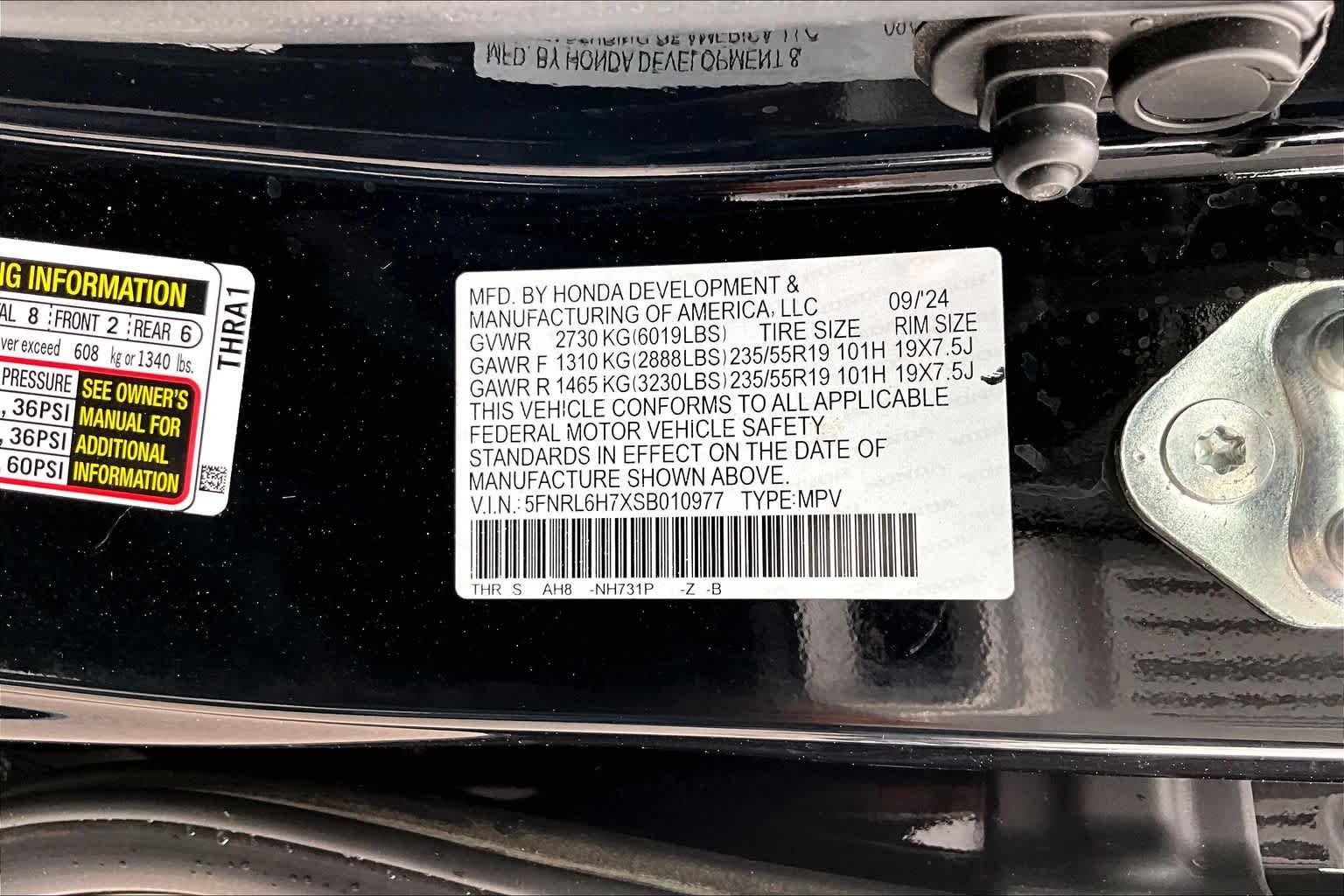 Used 2025 Crystal Black Pearl Honda Sport-L image 34