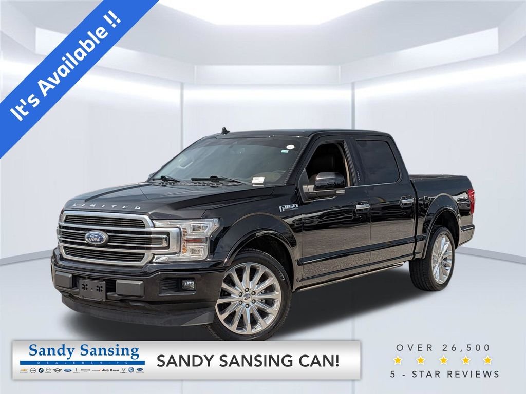 Used 2020 Black Metallic Ford Limited image 1