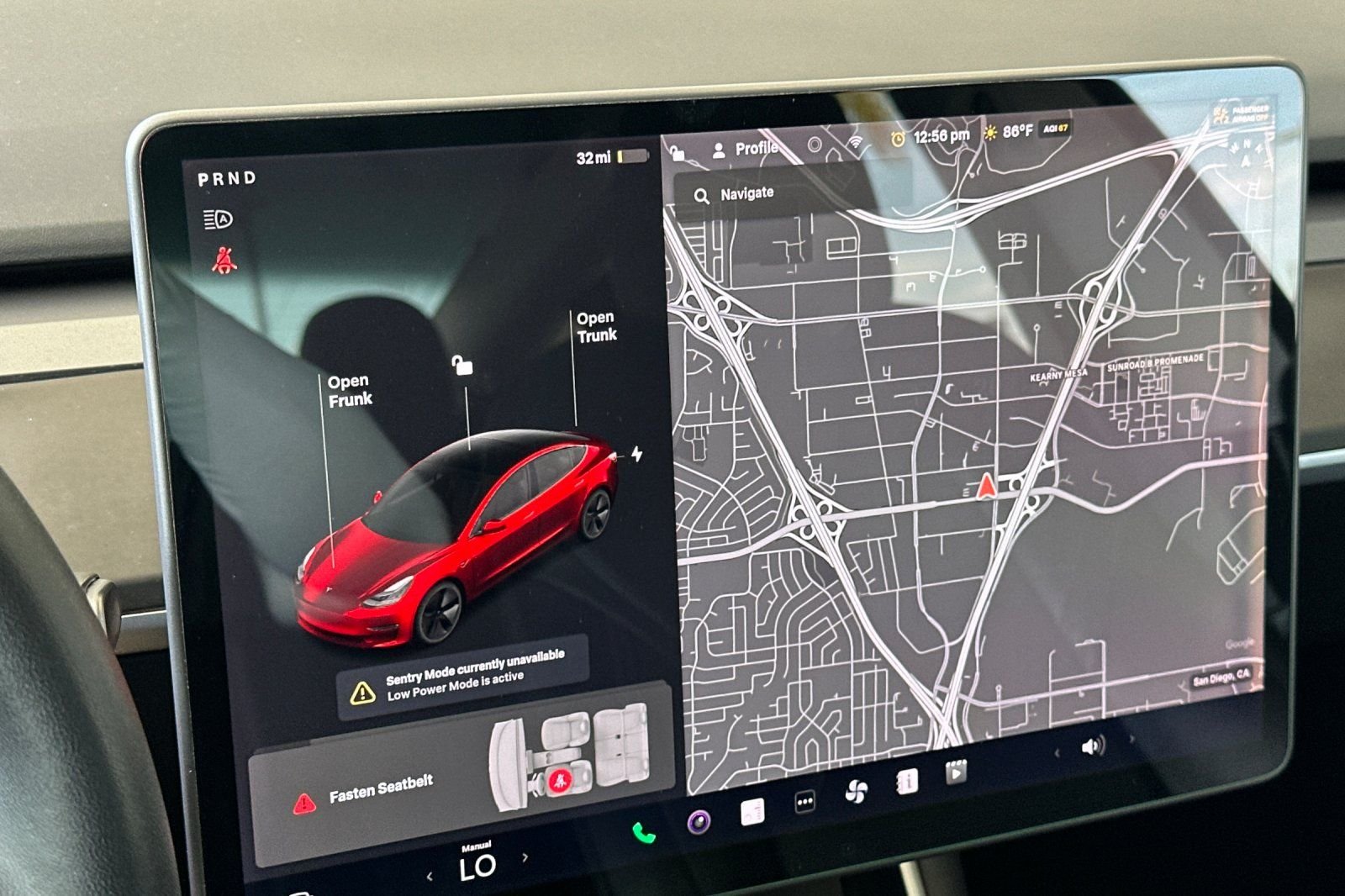 Used 2020 Red Multi-Coat Tesla Standard Range Plus image 17
