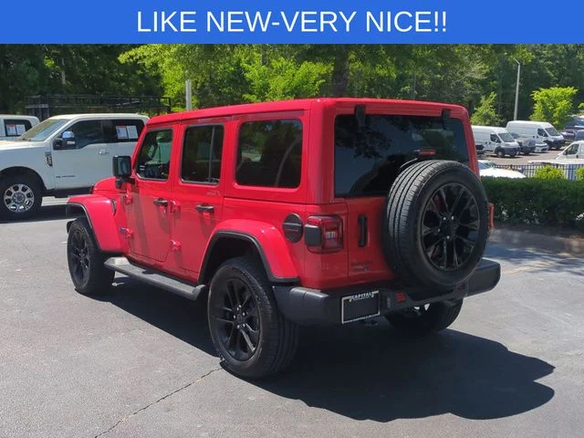 Used 2025 Red Jeep Sahara 4xe image 3