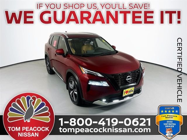 Certified Pre-Owned 2022 Nissan Rogue Platinum With Navigation