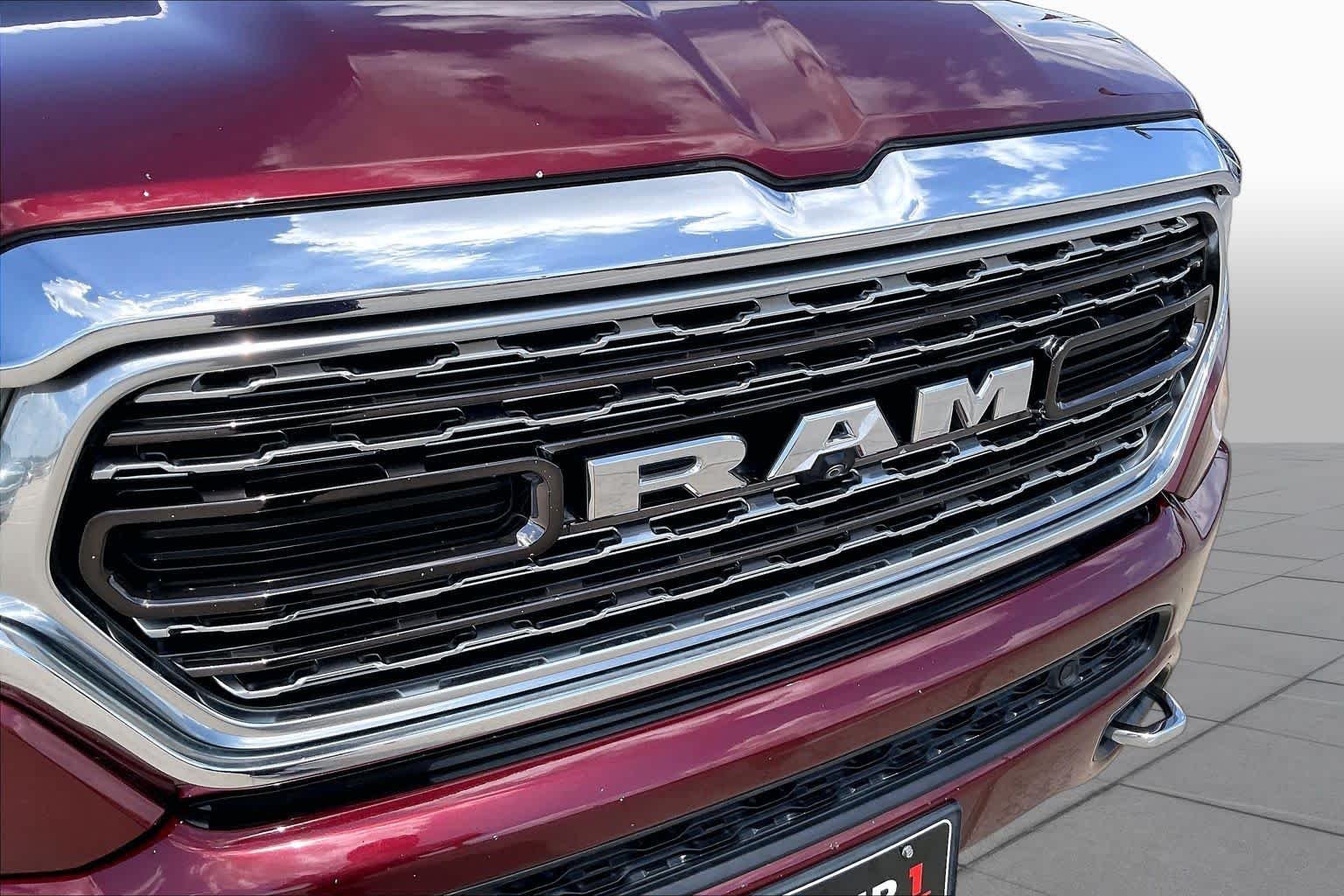 Used 2020 Delmonico Red Pearlcoat Ram Limited image 29
