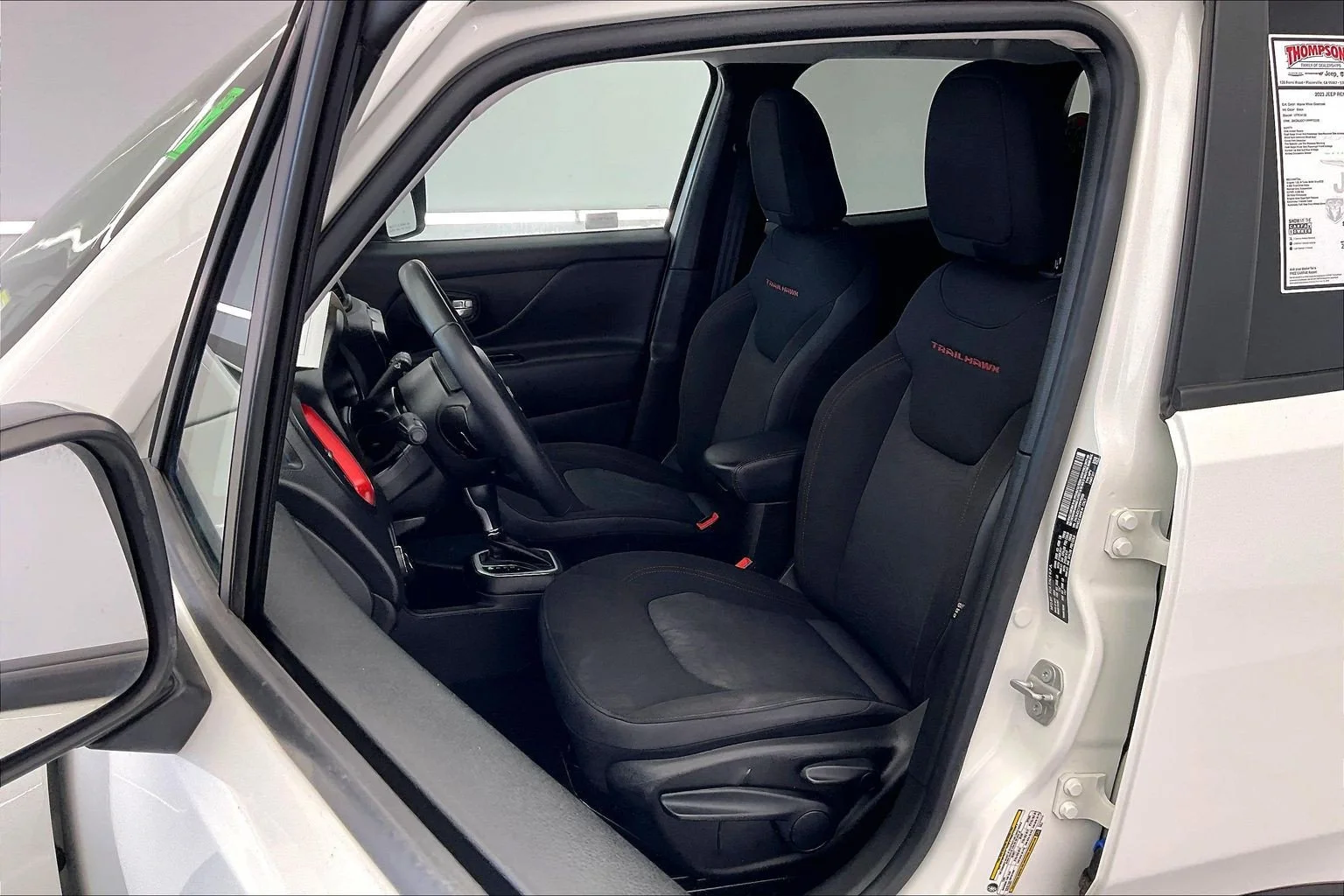 Used 2023 Alpine White Clearcoat Jeep Trailhawk image 17