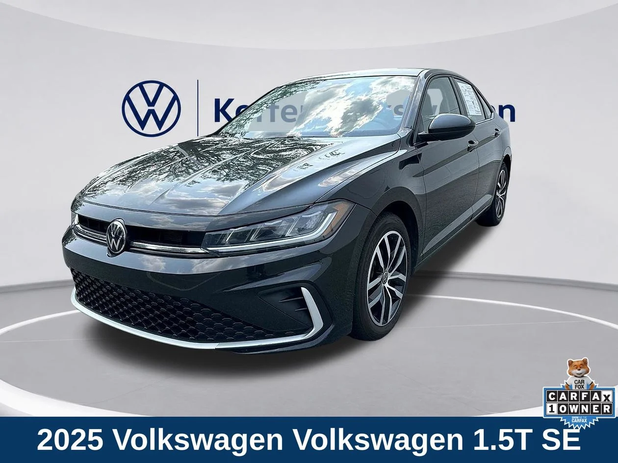 Used 2025 Black Volkswagen 1.5T SE image 1