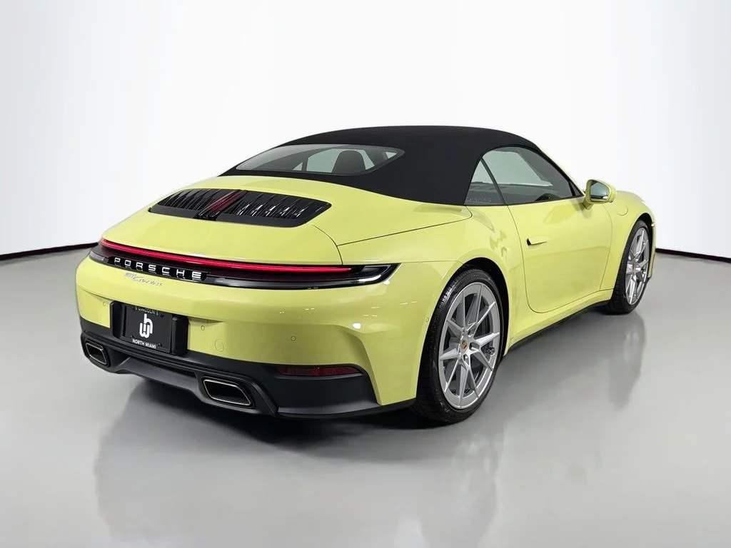 Used 2025 Yellow Porsche Carrera image 5