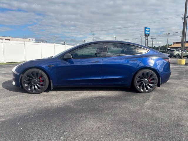 Used 2021 Blue Tesla Performance image 9