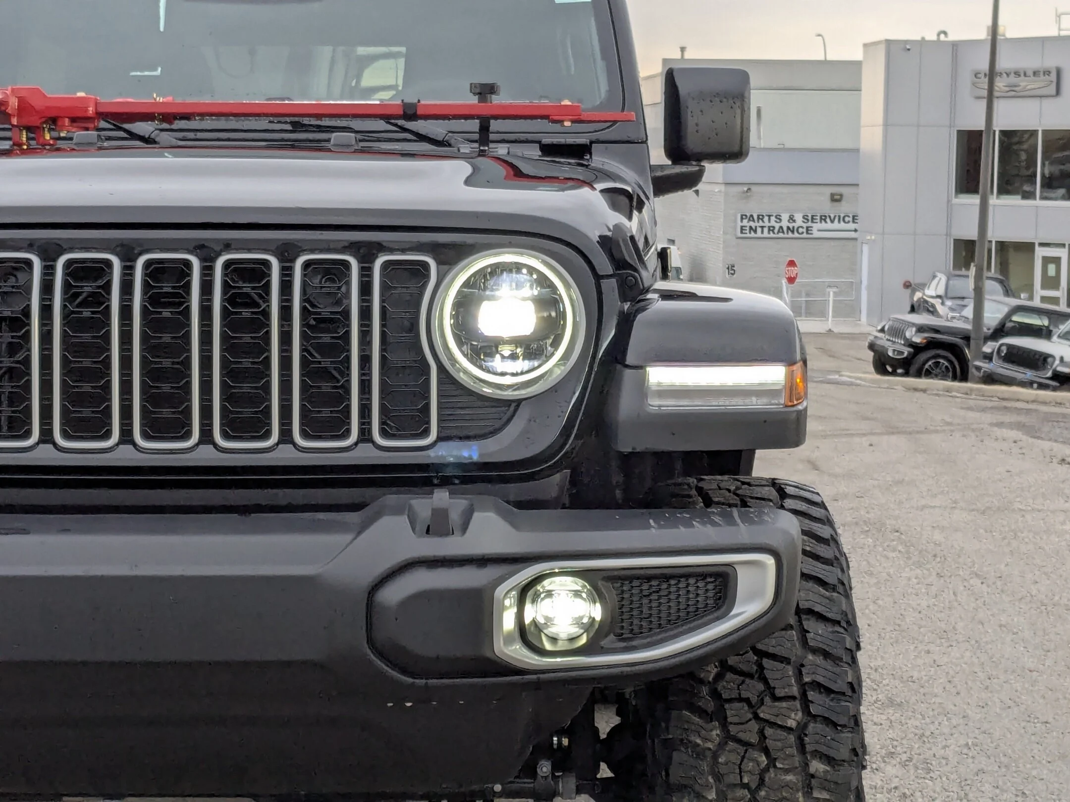 New 2026 Black Jeep Sahara - - 4x4 - Fuel Rims - A/T Tires - 3 Lift & More! image 10