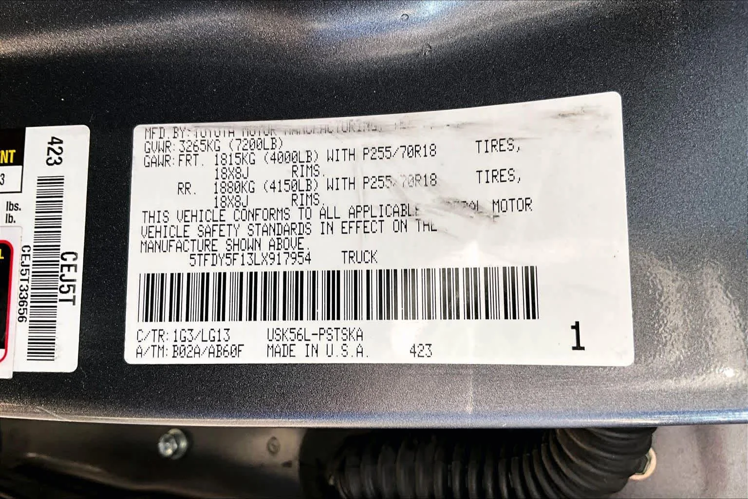 Used 2020 Magnetic Grey Metallic Toyota SR5 image 35
