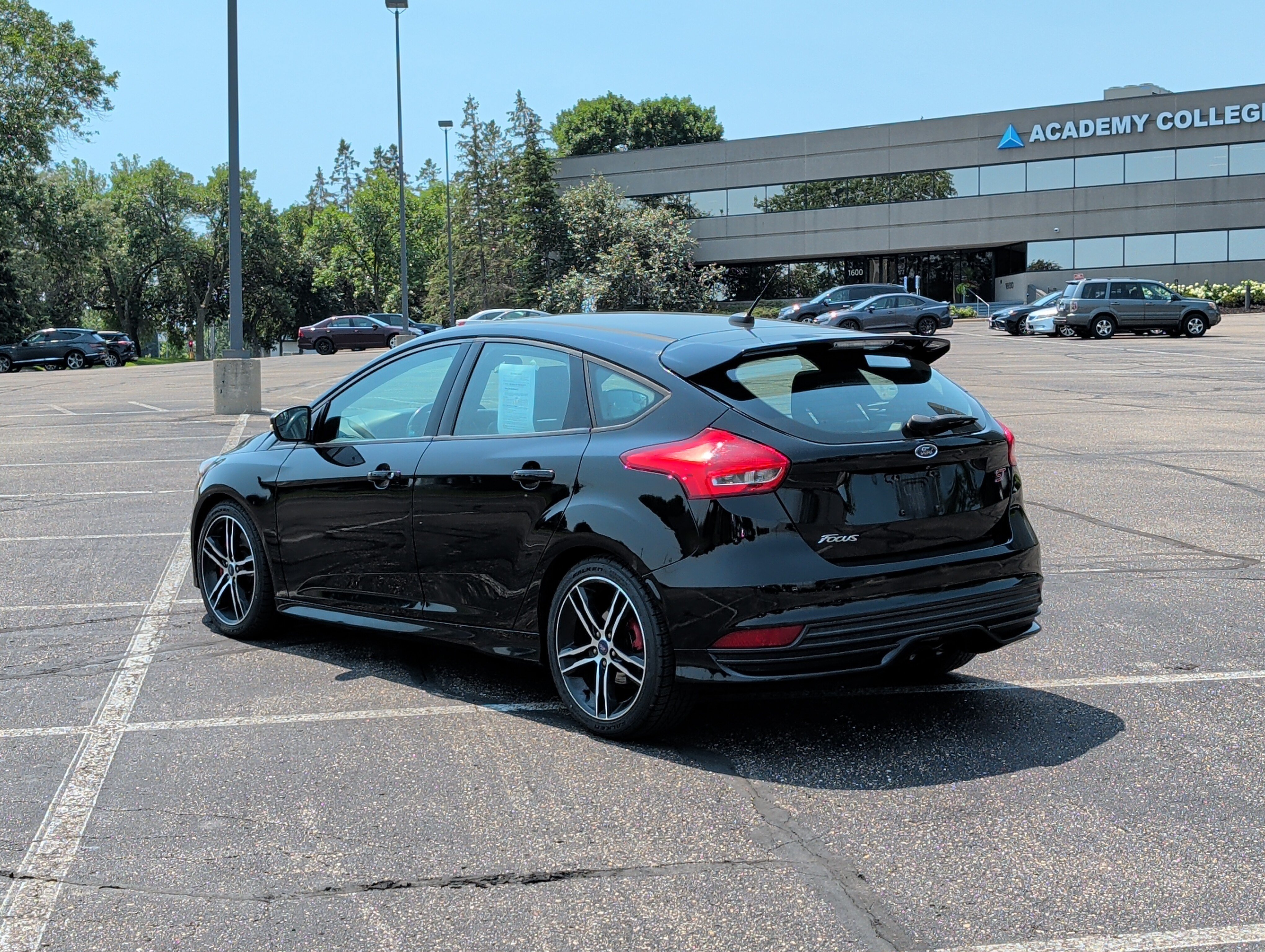 Used 2016 Shadow Black Ford ST image 3