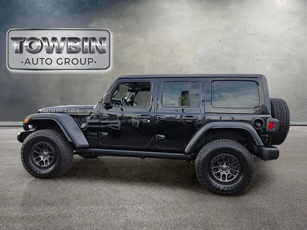 Used 2022 Black Jeep Unlimited High Tide image 7