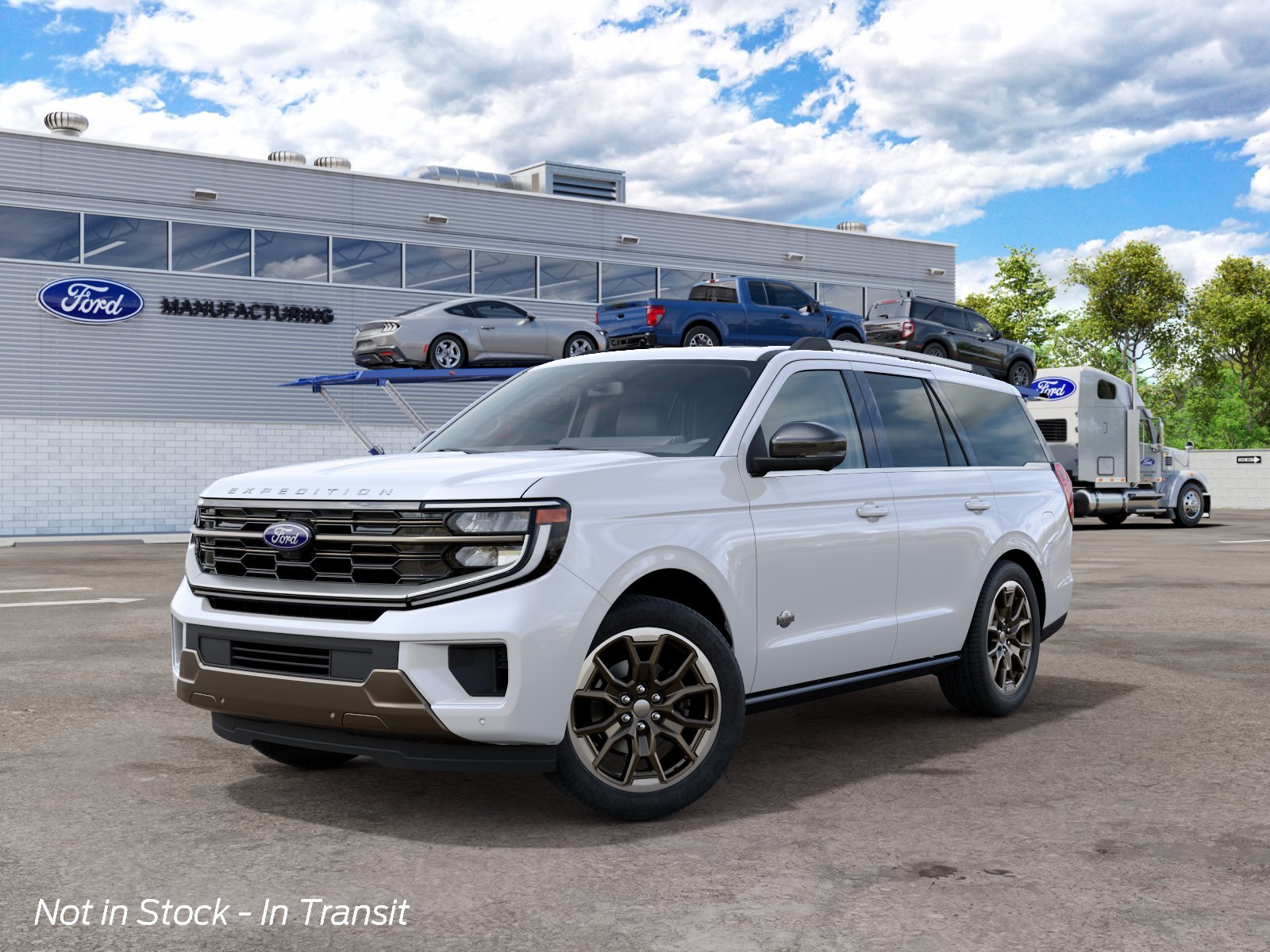 New 2027 Star White Metallic Tri-Coat Ford King Ranch® image 3