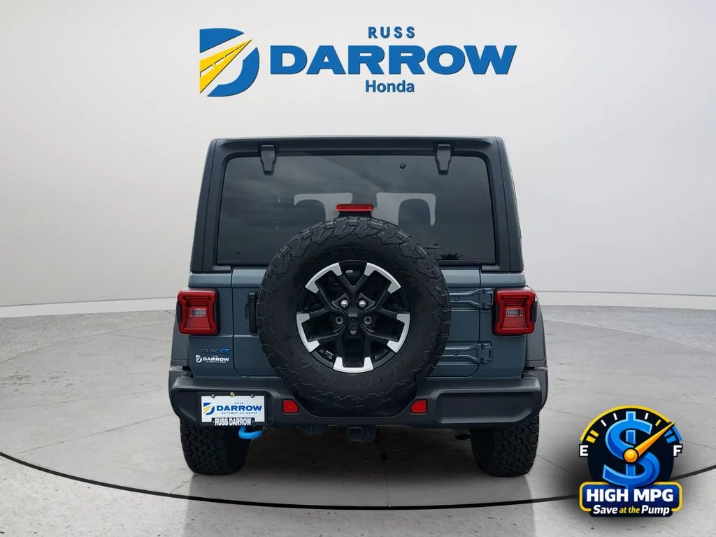 Used 2024 Gray Jeep Rubicon 4xe image 4