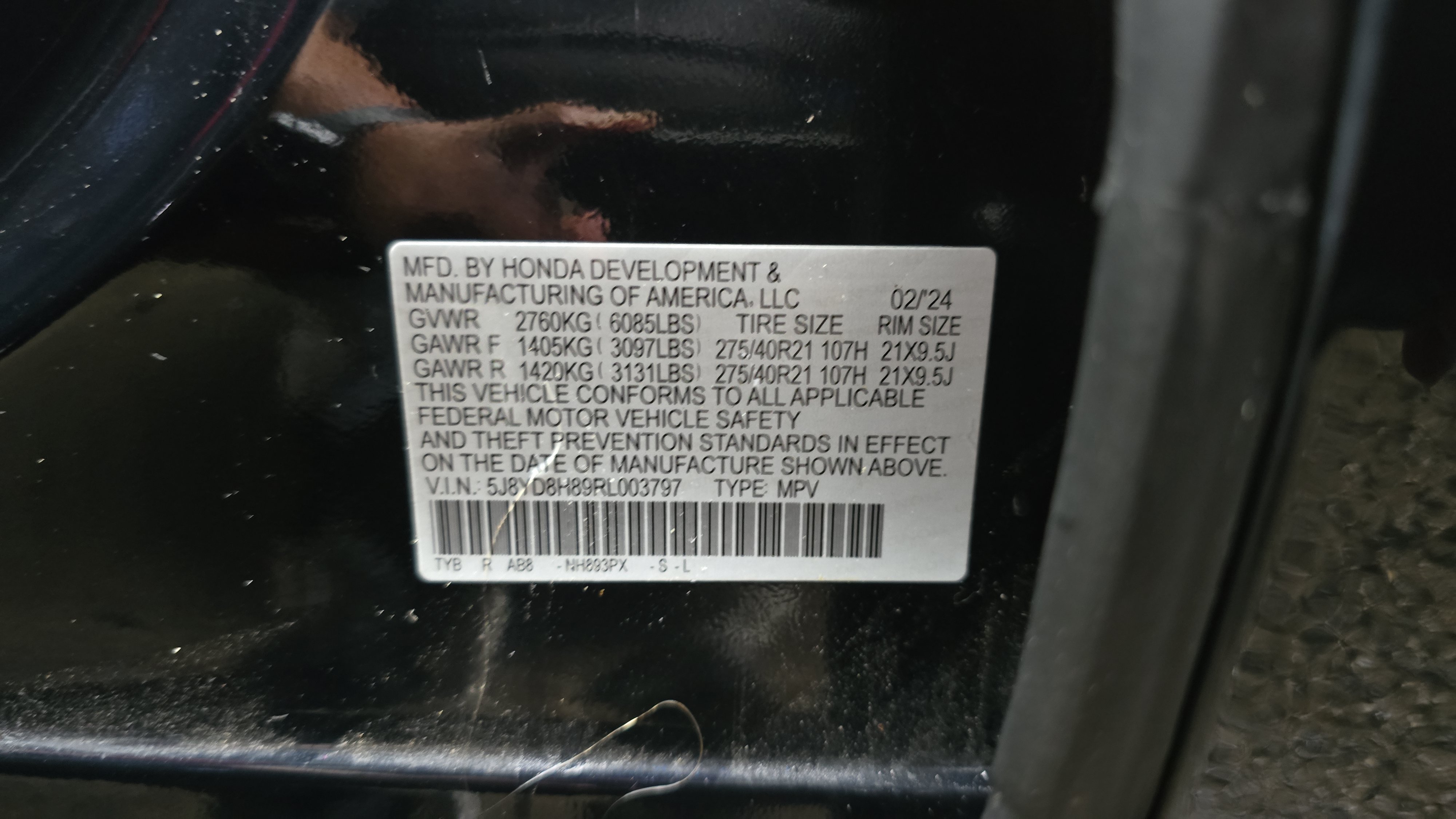 Certified Used 2024 Majestic Black Pearl Acura Type S SH-AWD w/Advance Package image 26
