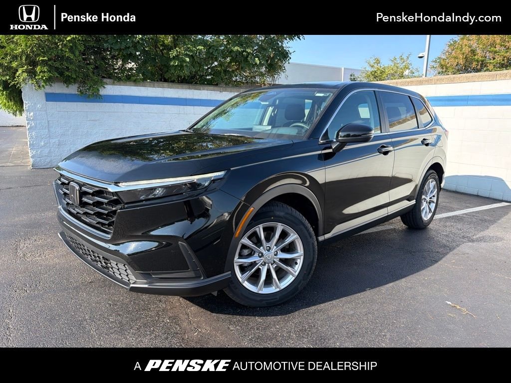 Certified Used 2024 Crystal Black Pearl Honda EX image 1