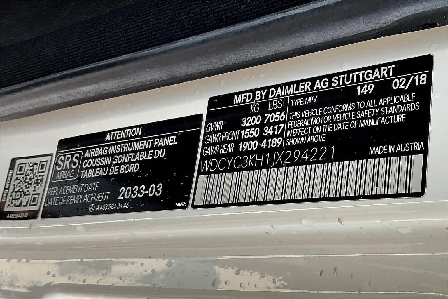 Used 2018 Polar White Mercedes-Benz G 550 image 32