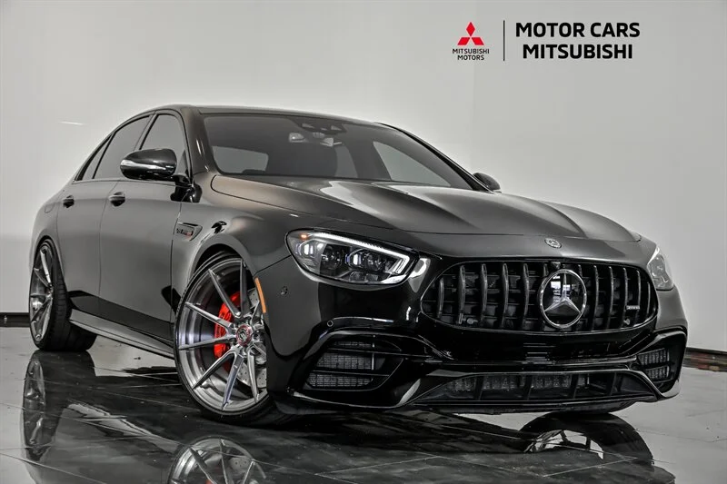Used 2021 Obsidian Black Metallic Mercedes-Benz AMG® E 63 S-RENNTECH TUNE-AL13 WHEELS-PPF! image 1