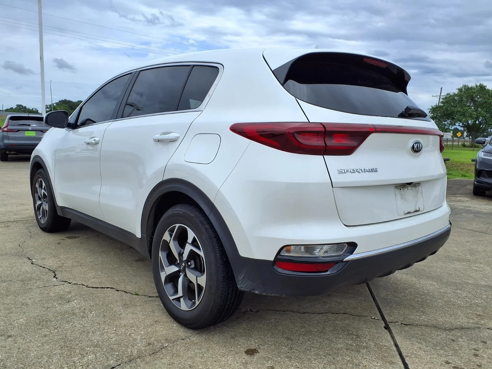 Used 2021 White Kia LX image 2