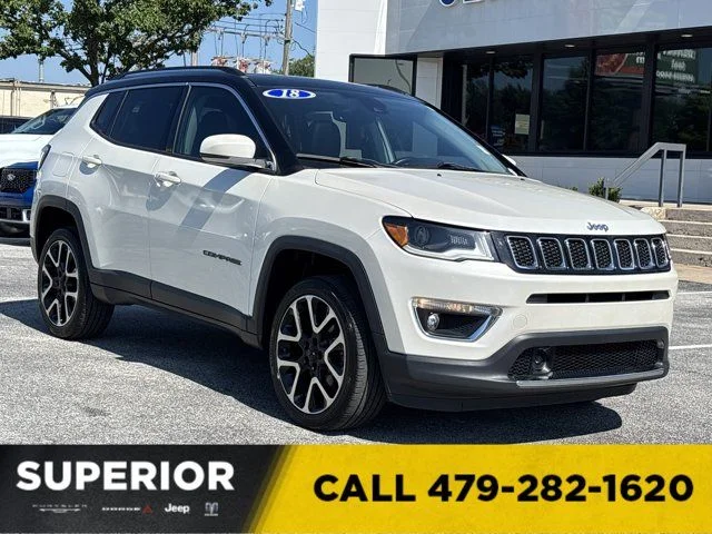 Used 2018 White Jeep Limited image 1