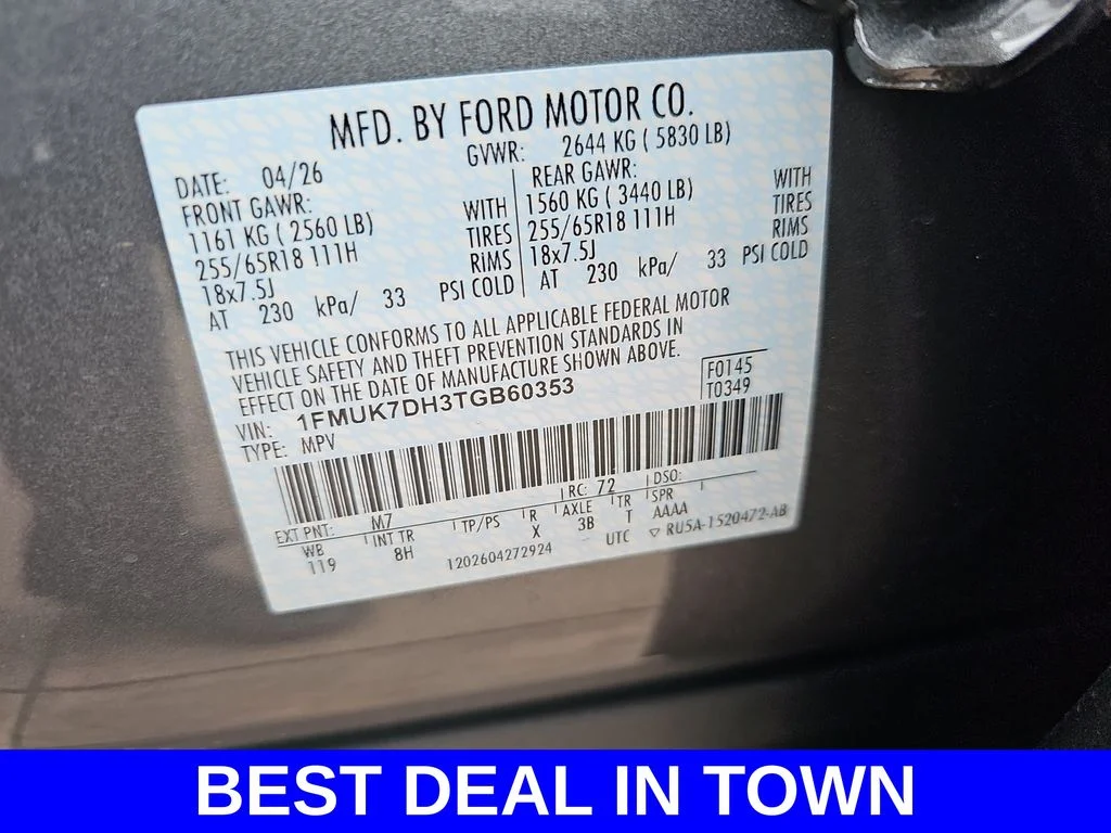 New 2026 Carbonized Gray Metallic Ford Active image 45