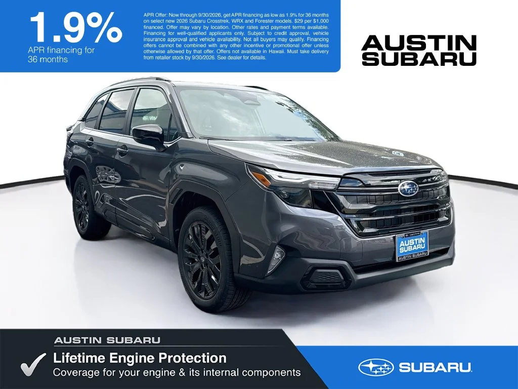 New 2026 MAGNETITE GRAY METALLIC Subaru Sport Onyx Edition image 1