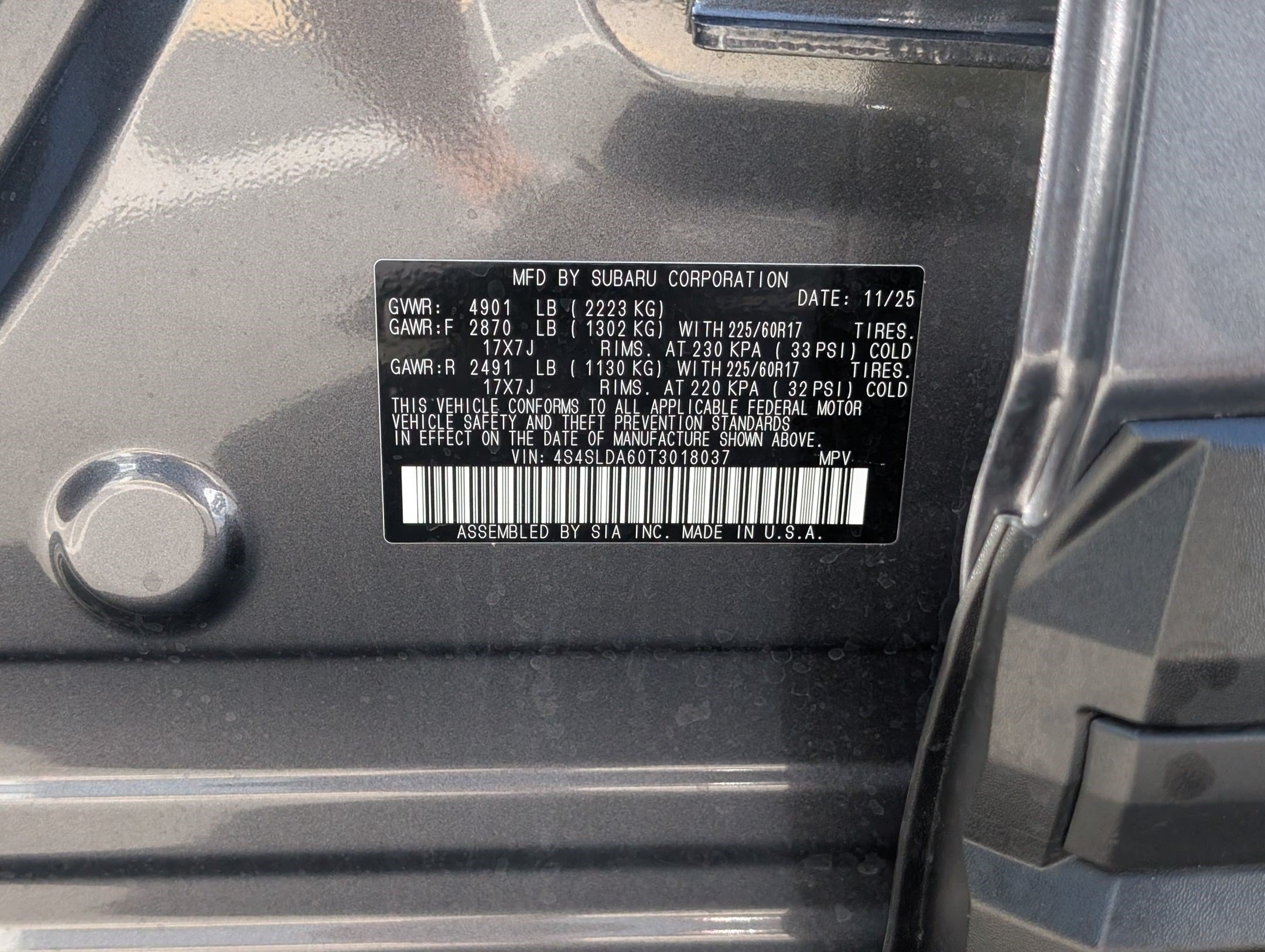 Used 2026 Magnetite Gray Metallic Subaru Base image 33
